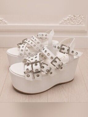 White Platform Sandals